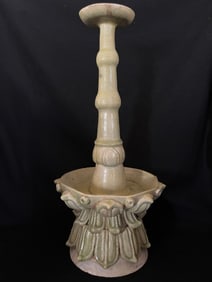 Tang Dynasty celadon candle holder