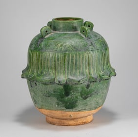 Tang Dynasty Green Glazed Jars