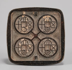Han Dynasty copper casting coin molds