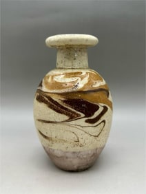 Tang Dynasty twisted glazed vase