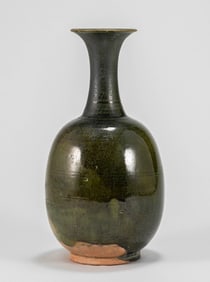 Northern Qi Green Glazed Bottle