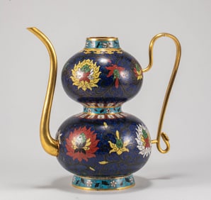 Ming Dynasty cloisonn é teapot