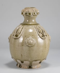 Sui Dynasty Xiangzhou Kiln Pan Mouth Bottle