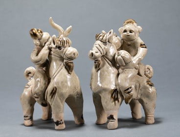 Xiangzhou Kiln Cavalry Warrior