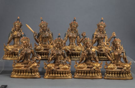 The Eight Great Bodhisattvas
