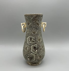 Tang Dynasty twisted twin ear vase