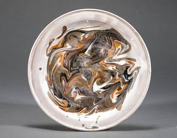 Tang Dynasty twisted tire appreciation plate