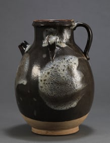 Tang Dynasty Flower Glazed Holding Pot