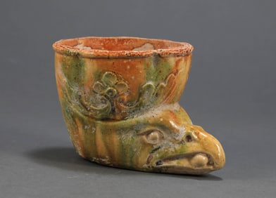 Tang Dynasty Three Colored Beast Cup