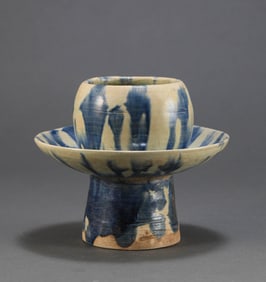 Tang Dynasty Blue Glazed Pot