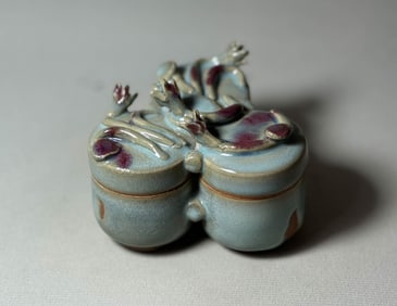 Song Dynasty-Jun Kiln Sanlian Can