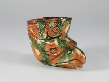 Tang Dynasty - Three colored Eagle shaped Cup