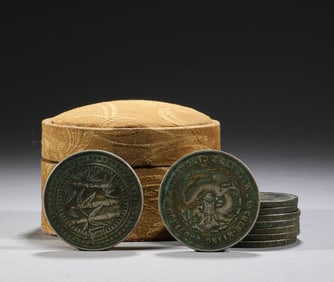 In ancient China, there were 9 silver coins