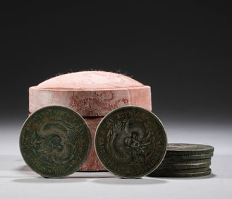 In ancient China, there were 8 silver coins