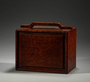 In the Qing Dynasty, Shadow Wooden Storage Box