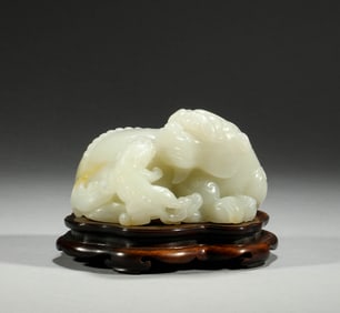 In the Qing Dynasty, Hotan Yurui Beast