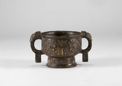 Ming Dynasty Bronze Incense Burner