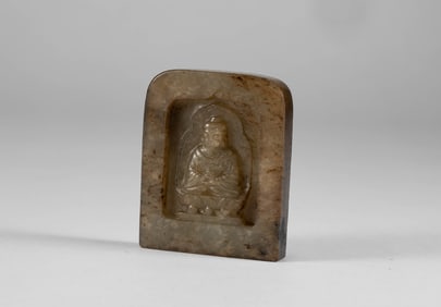 Hetian Jade Buddha in the Qing Dynasty