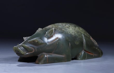Han Dynasty Jade Pig