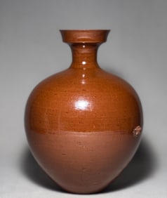 Beiqi brown glazed plum vase