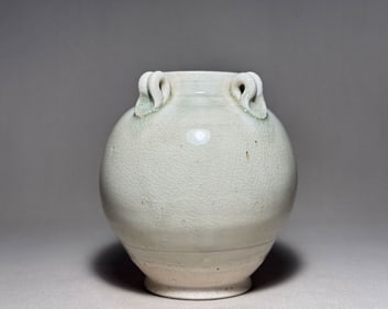 Sui Dynasty white glazed four series jars