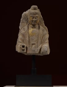 Northern Wei Qingzhou gilded Buddha statue