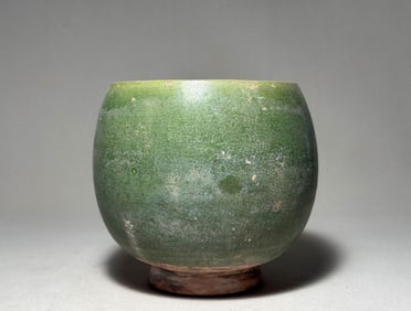 Tang Dynasty Green Glazed Bowl