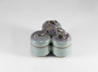 Song Dynasty Jun kiln triple pot