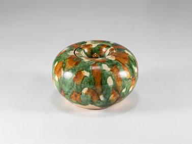 Tang Dynasty tri colored lid box