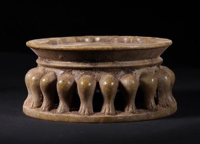 Han Dynasty Leopard Spotted Stone Inkstone