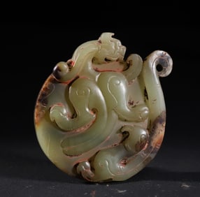 Han Dynasty Red Dragon Wall