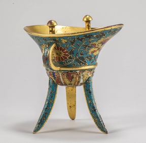 Ming Dynasty Jingtailan Cup