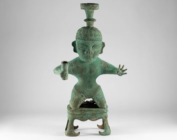 Han Dynasty Bronze Lamp