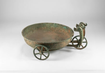 Bronze Phoenix Carriage Wheel during the Han Dynasty