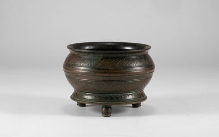 Ming Dynasty Xuande Sanzu Furnace