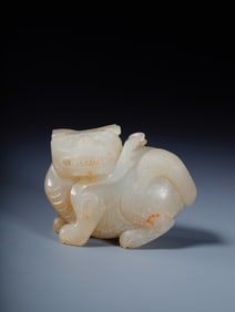 Hotan Jade Auspicious Beast