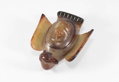 Han Dynasty Hetian Jade Eagle Box