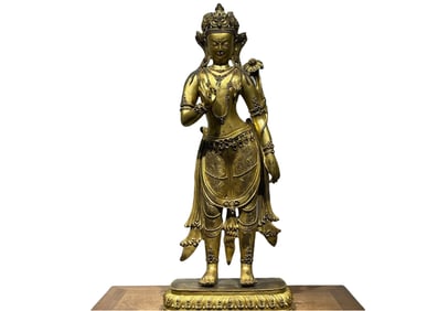 Copper gilded viewing audio and video