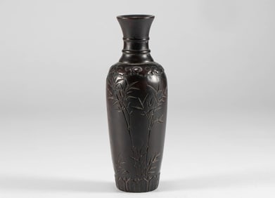 Qing Dynasty Purple Sandalwood Pure Bottle