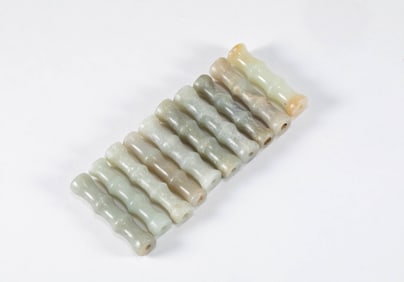 A group of Hetian Jade Bamboo Festival in the Qing Dynasty