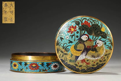 Cloisonn é powder box