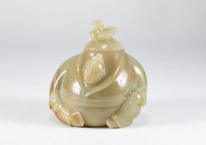 Han Dynasty Hotan Jade Immortal Jar