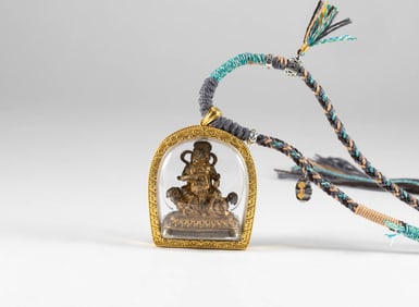 Copper gilded inch Buddha God pendant