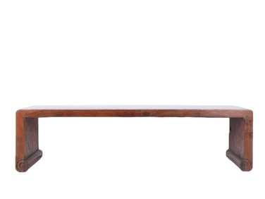 Ming Dynasty Huanghua Pear Solitary Plate Rolling Qin Table