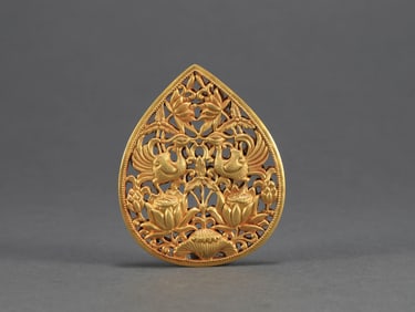 Song Dynasty pure gold sachet