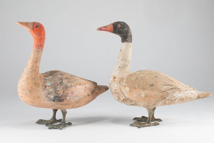 A pair of ducks in the Han Dynasty