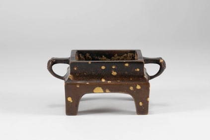 Qing Dynasty Golden Incense Burner