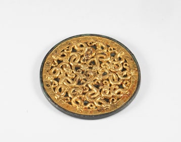 Han Dynasty gilded mirror