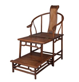 Qing Dynasty Huanghua Pear Leisure Chair