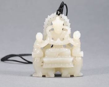 Qing Dynasty - Hotan Jade pendant
